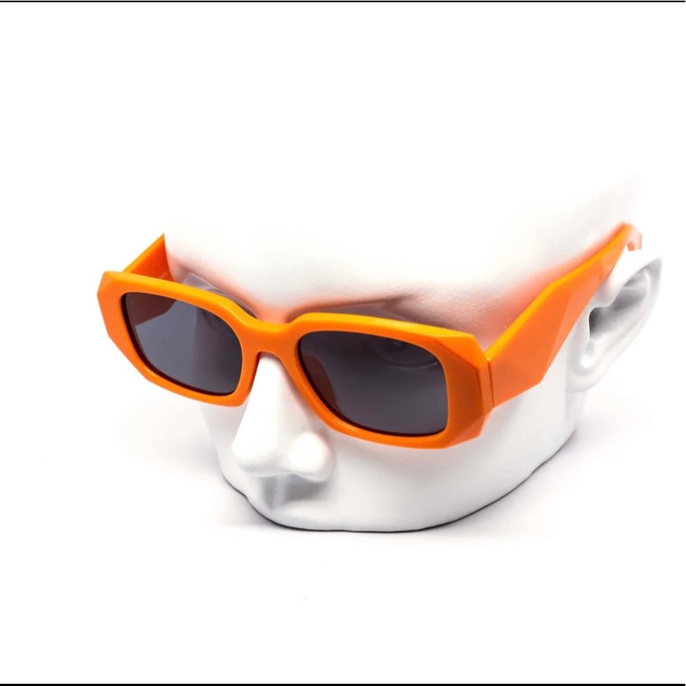Orange Chunky Sunglasses